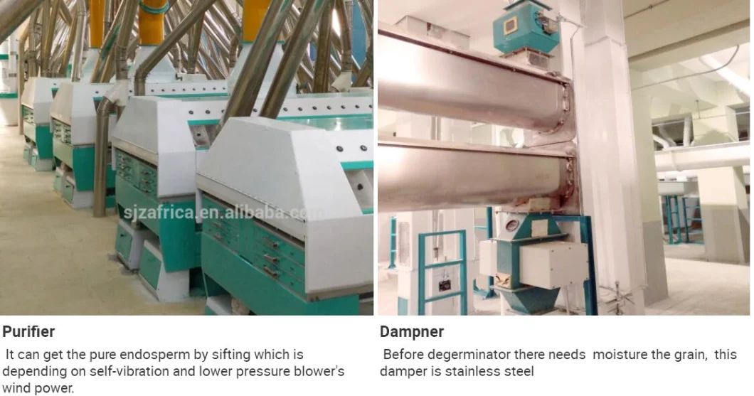 Wheat Grain Flour Milling Processing Equipments