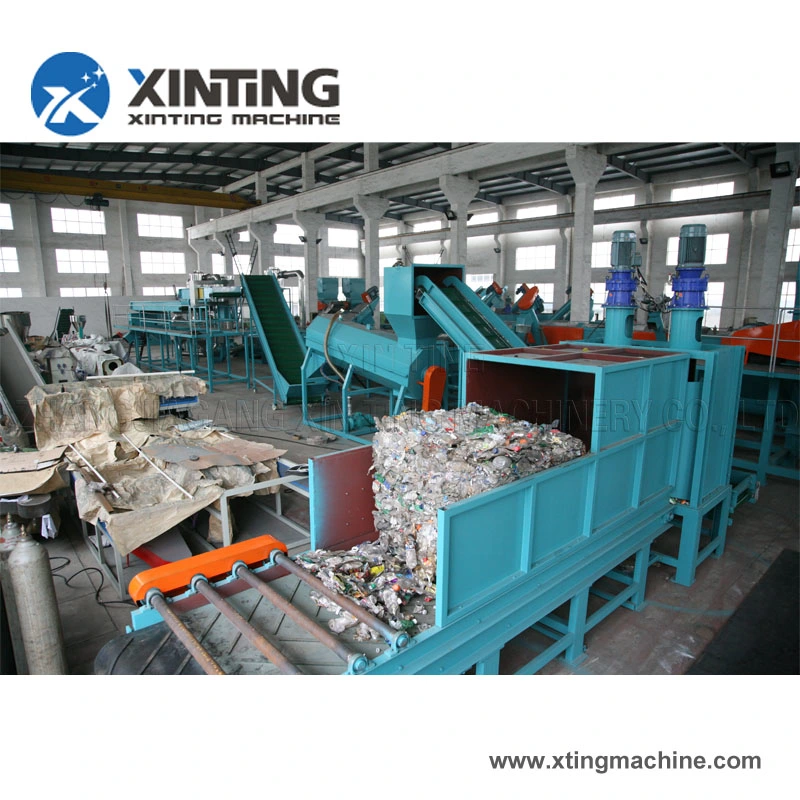 Polytime Waste Scrap Plastic HDPE Pet Bottle Flakes Crushing Recycling Washing Plant Equipment Machine Line