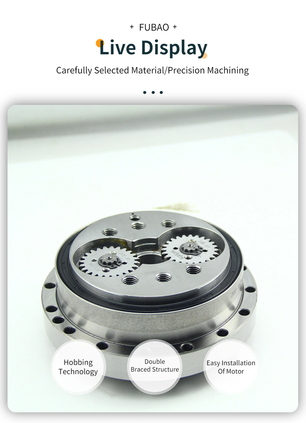 Wrv-6e Cycloidal Pin Gear Reducer for DC Motor Fubao