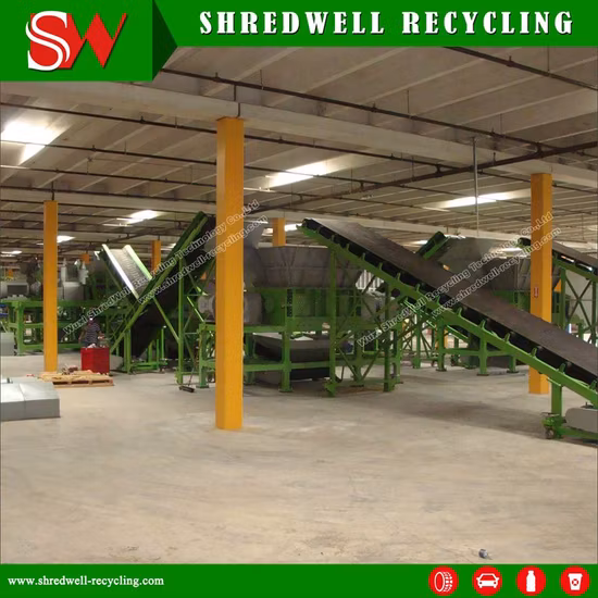 Новая технология, оборудование для измельчения старых автомобильных шин с барабаном для переработки отработанных шин